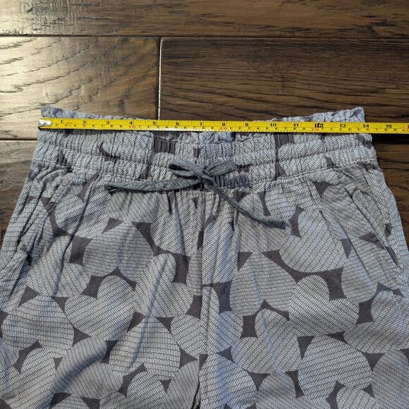 aerie flannel PJ pajama joggers grey heart print size small - Picture 7 of 14